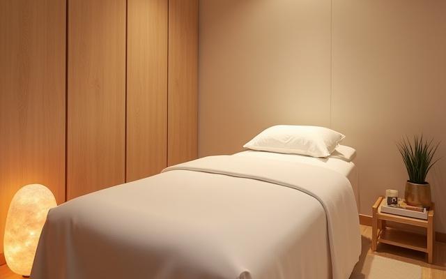 Bilik rawatan muka yang tenang dan peribadi