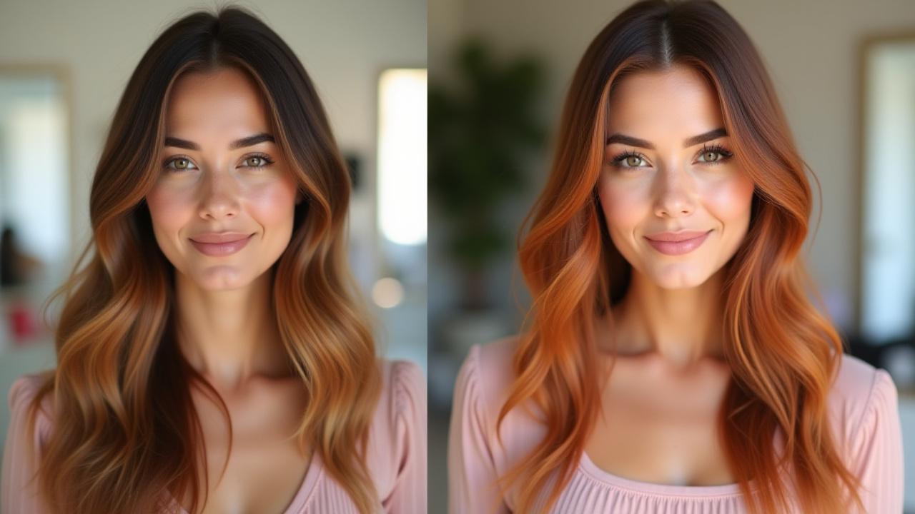 Transformasi gaya rambut sebelum dan selepas