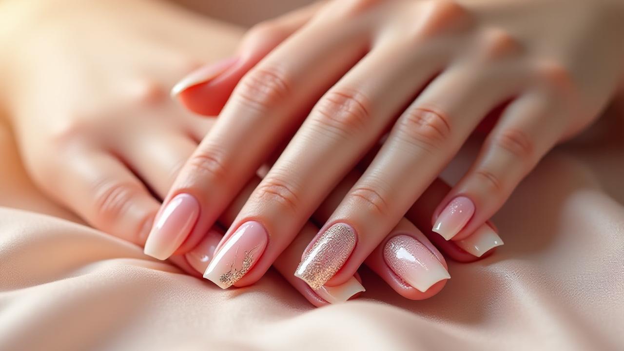Seni kuku manicure yang elegan dan kemas