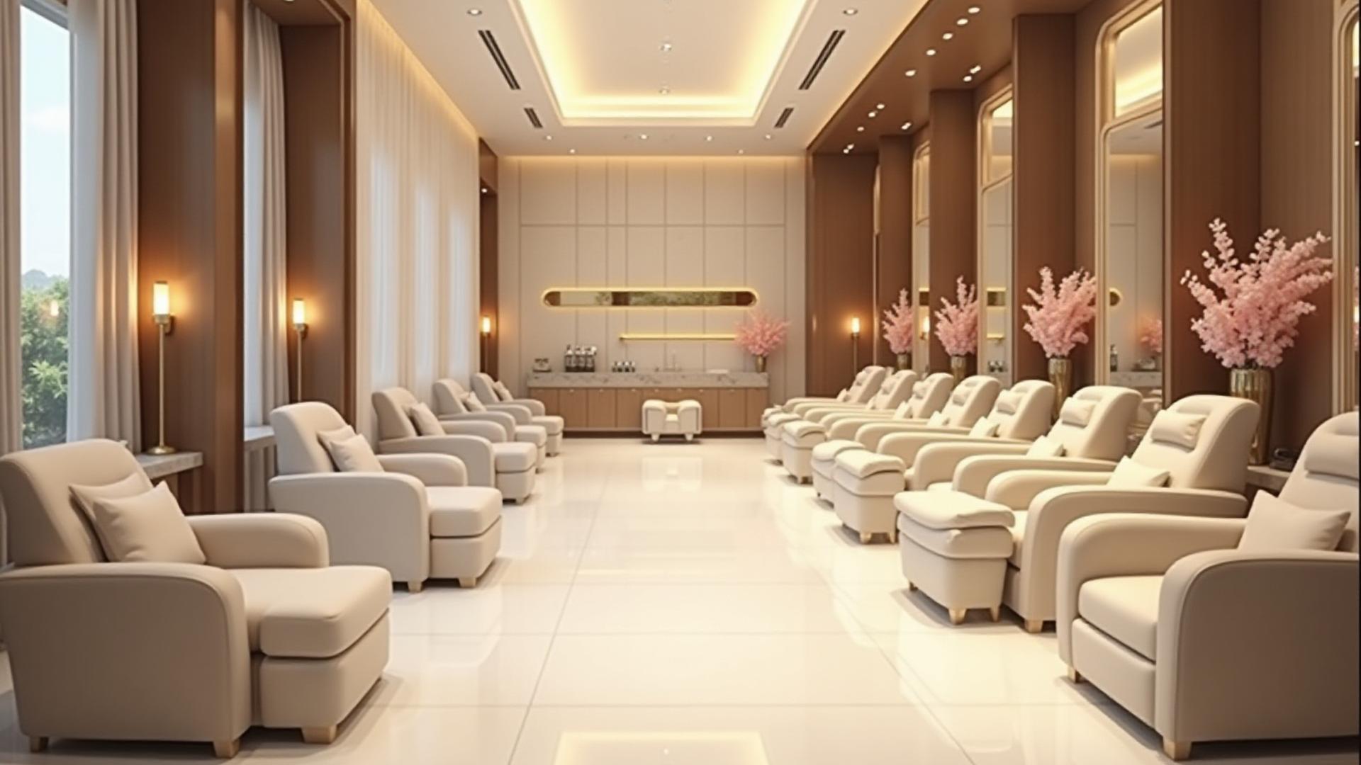 Suasana mewah dan tenang di Teroka Seri, salun kecantikan premium di Setia Alam.